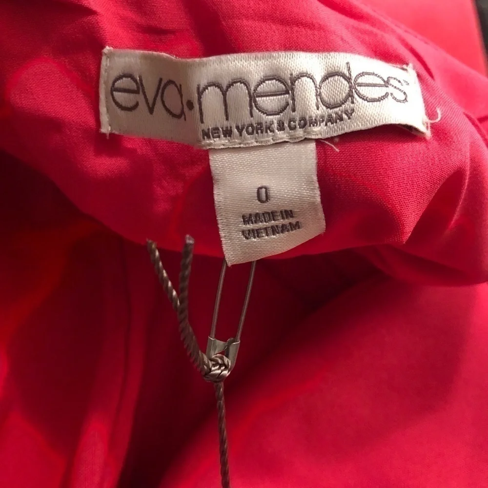 Eva Mendes Pink Hoda Flare Dress Size 0 NWT